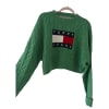 Cable Knit Cropped Sweater