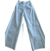 White Wide Leg Trousers