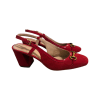 Suede Slingback Heels