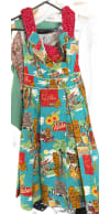 Tiki Print Dress