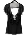 Ruffle Beaded Top