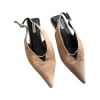 Suede Slingback Flats