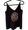 Sequin Graphic Tank Top