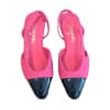 Tweed Slingback Flats