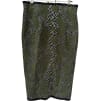 Snakeskin Print Skirt