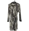 Snakeskin Print Shirt Dress