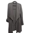 Drape Front Coat