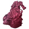 Silk Wrap Midi Dress
