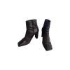 Black Leather Ankle Boots