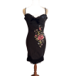 Embroidered Fringe Dress