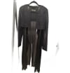 Mesh Jacket And Silk Vest Set