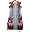 Snakeskin Floral Dress