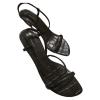 Croc Embossed Heels