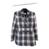 Plaid Double Breasted Blazer