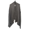 Grey Knit Vest/slouchy poncho