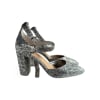Glitter Block Heels