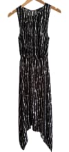 Patterned Asymmetrical Dress