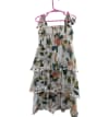 Girls Floral Tiered Dress