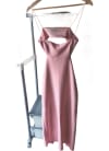 Pink Off-the-shoulder Dress