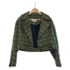 Houndstooth Cropped Jacket