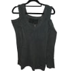 Cold shoulder knit top