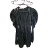 Sequin Puff Sleeve Dress