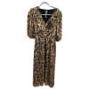 Leopard Print Midi Dress