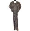 Metallic Patterned Dress