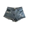 Distressed Denim Shorts