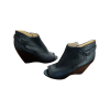 Peep Toe Wedge Boots