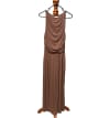 Long Gathered Bodice Dress