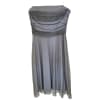 Strapless Metallic Dress