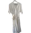 Linen Wrap Dress