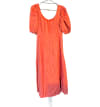 Linen Puff Sleeve Dress
