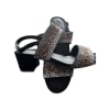 Rhinestone Block Heel Sandals