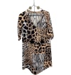 Patchwork Animal Print Dress