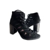 Suede Heeled Sandals