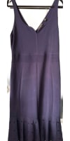 Navy Pleated Dress — photo 1 of 1