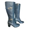 Woven Leather Boots