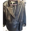 Satin Double-Breasted Blazer
