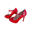 Patent Peep Toe Heels