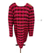 Tweed Dress Gold Button Gold Zip
