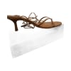 Tan Leather Azalea Lace-up Heels