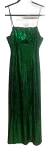 Green Sequined Cutout Dress — photo 1 of 1