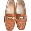 Croc Embossed Loafers