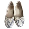 Snakeskin Ballet Flats