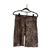 Leopard print bike shorts