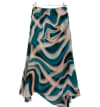 Abstract Midi Skirt