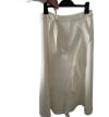 White A-line Skirt
