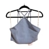 Xanthe Halter Knit Crop Top